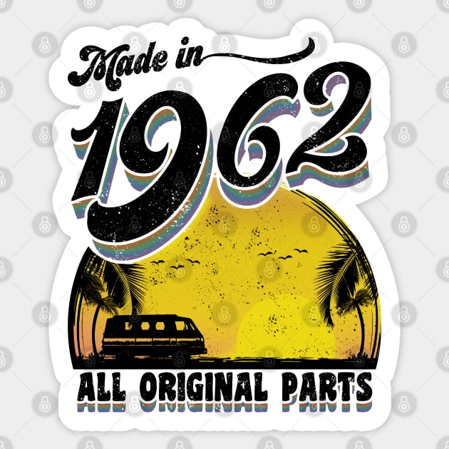 Made in 1962 All Original Parts Sticker by KsuAnn